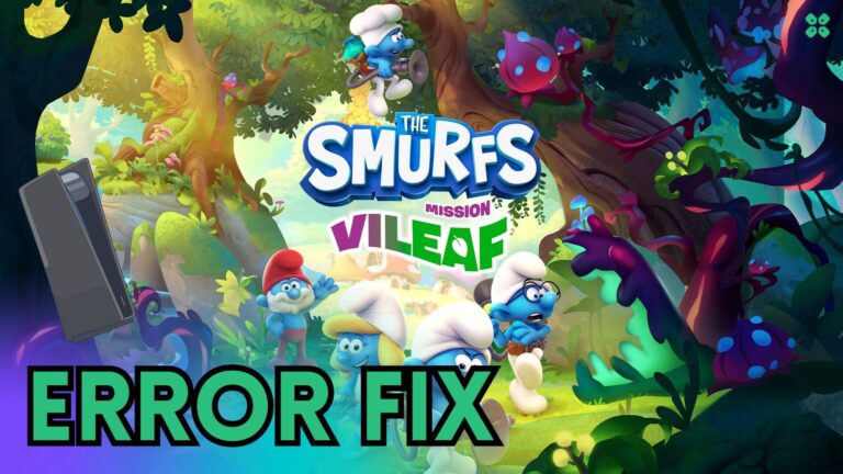 Artwork of The Smurfs Mission Vileaf and its fix of crashing by TCG