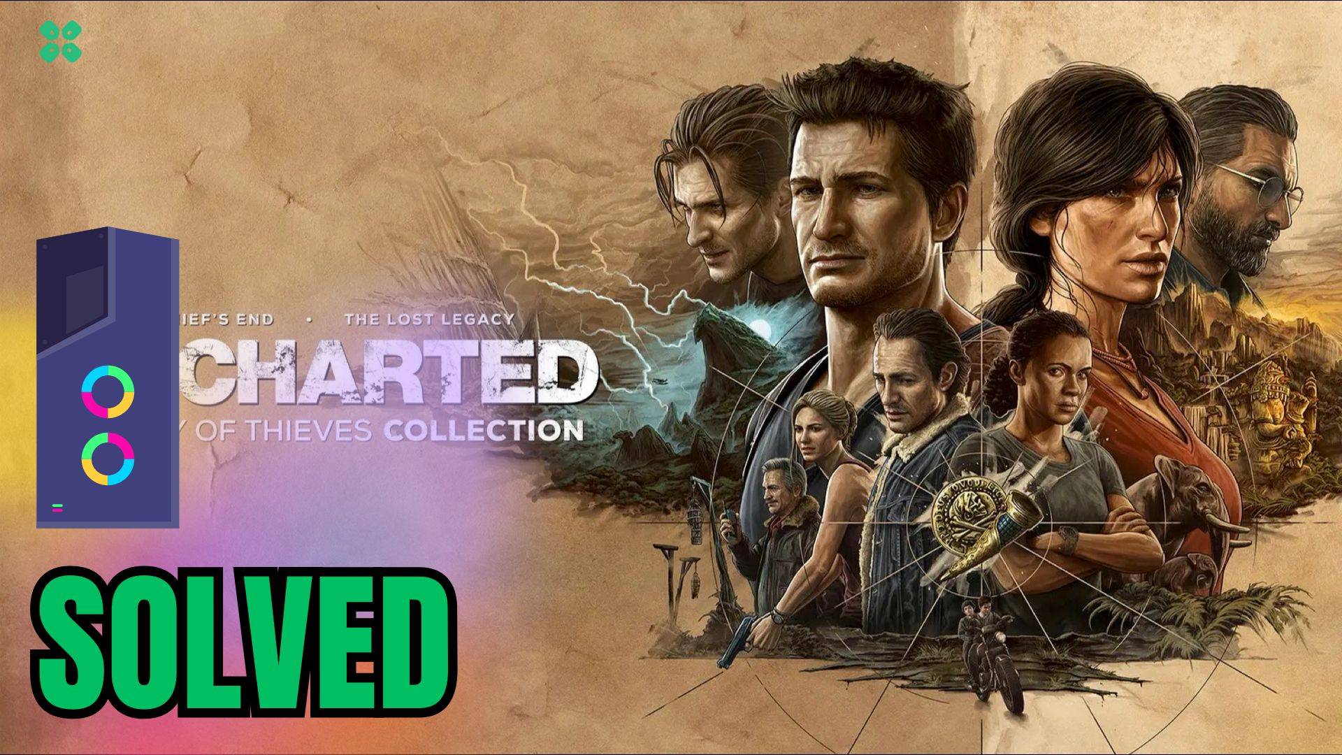 Artwork of Uncharted Legacy of Thieves Collection and its fix of crashing by TCG