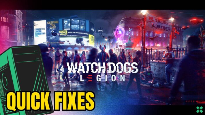 Artwork of Watch Dogs Legion and its fix of crashing by TCG