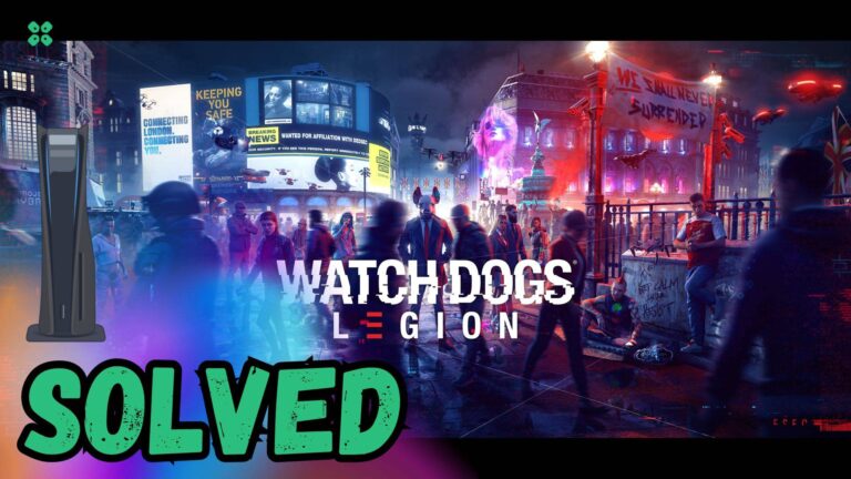 Artwork of Watch Dogs Legion and its fix of crashing by TCG