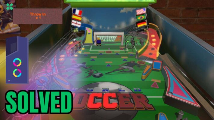 Artwork of World Soccer Pinball and its fix of lagging by TCG