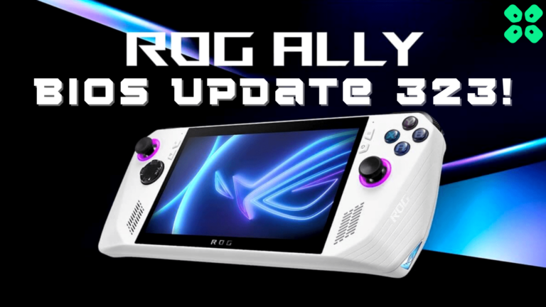 Asus ROG Ally 323 BIOS Update Fixed Performance Issues!