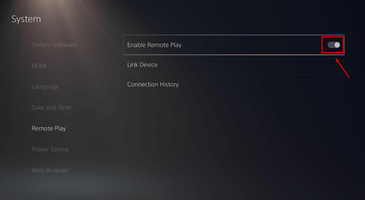 Enabling Remote Play on PS5