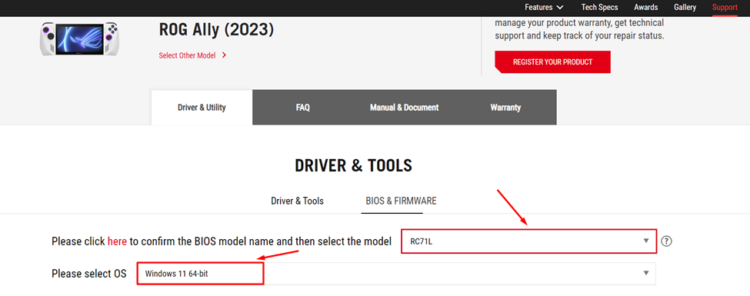 How to Fix Asus ROG Ally Touch Screen Not Working – TCG