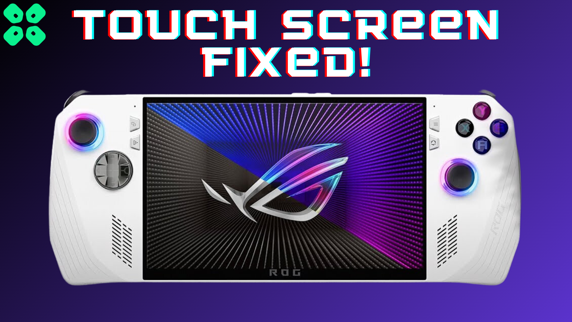 How to Fix Asus ROG Ally Touch Screen Not Working