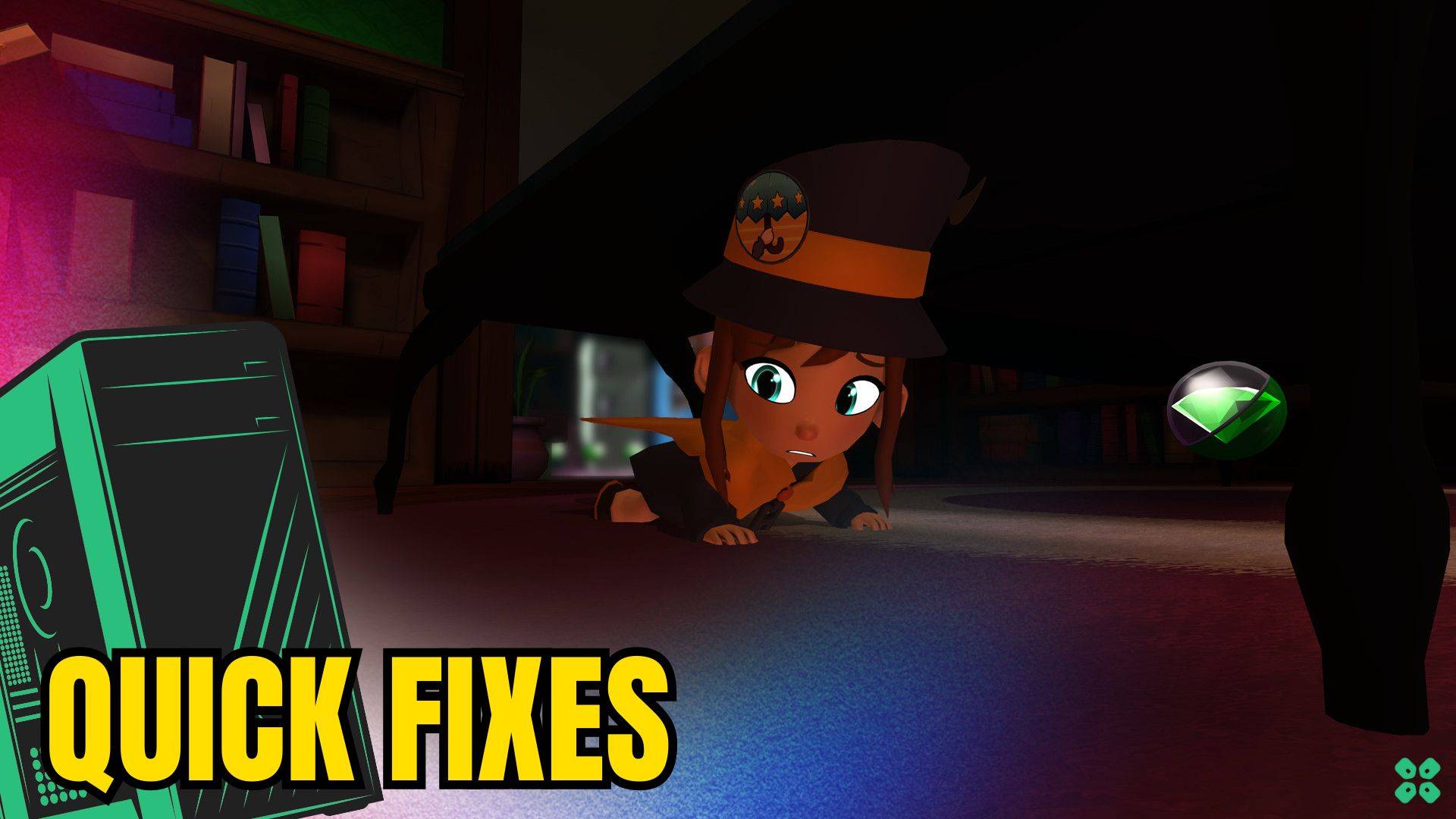 Artwork of A Hat in Time and its fix of lagging by TCG
