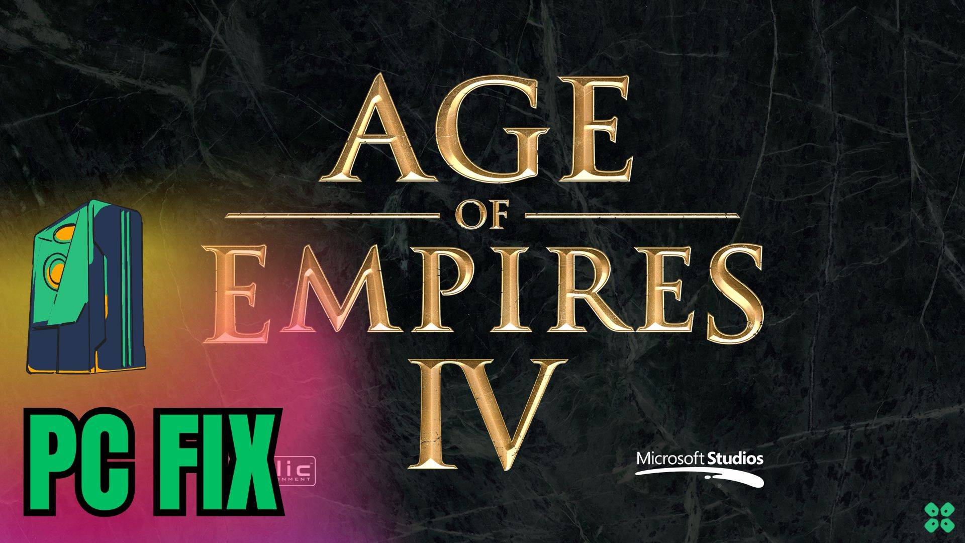 Artwork of Age of Empires IV and its fix of crashing by TCG