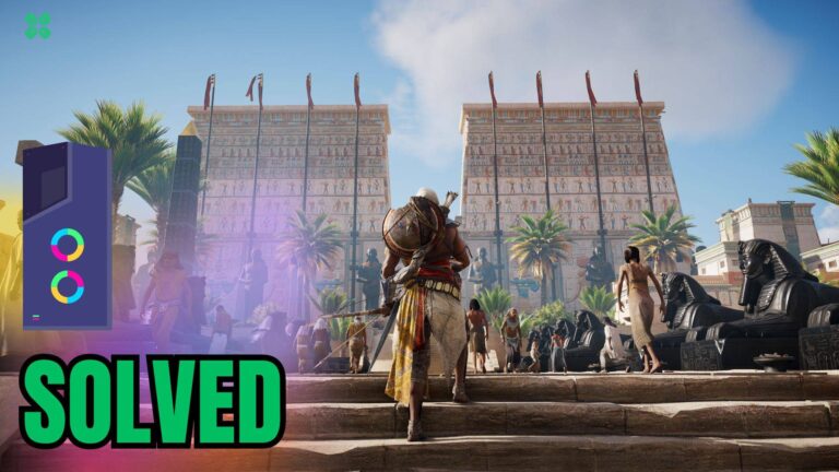 Artwork of Assassin's Creed Origins and its fix of crashing by TCG