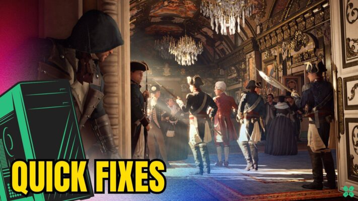 Artwork of Assassin's Creed Unity and its fix of lagging by TCG