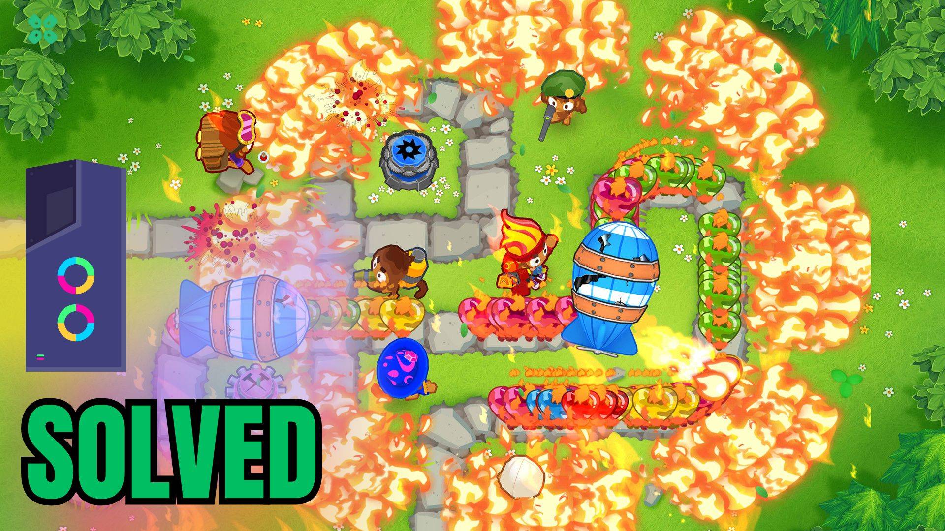 Artwork of Bloons TD 6 and its fix of crashing by TCG