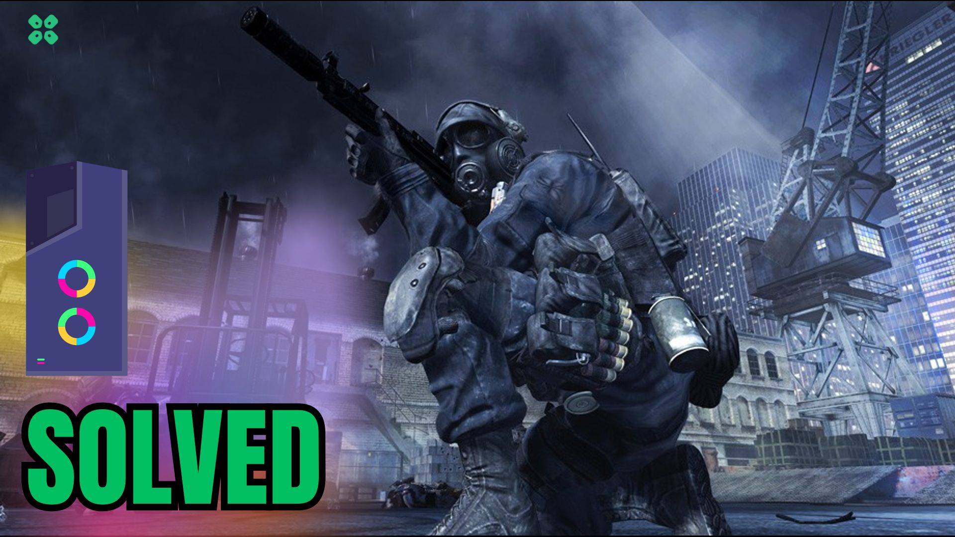 Artwork of Call of Duty Modern Warfare 3 and its fix of crashing by TCG
