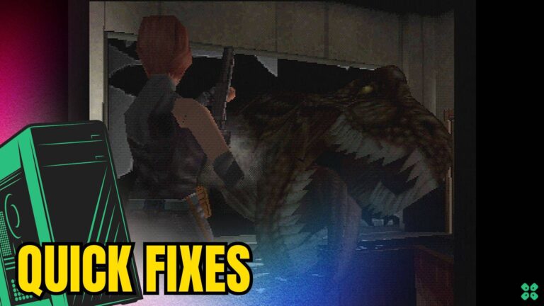 Artwork of Dino Crisis and its fix of crashing by TCG