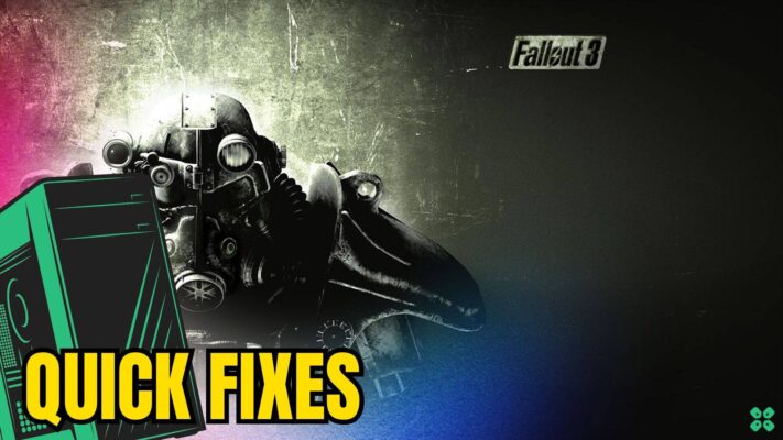 Artwork of Fallout 3 and its fix of lagging by TCG