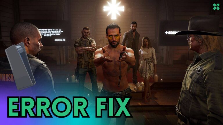 Artwork of Far Cry 5 and its fix of crashing by TCG