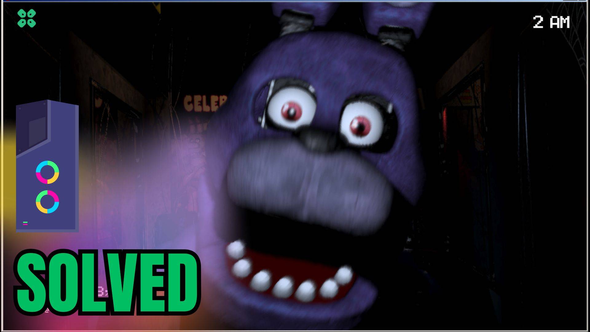 Artwork of Five Nights at Freddy's and its fix of crashing by TCG
