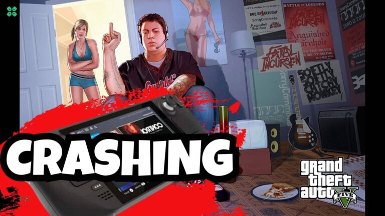 Artwork of Grand Theft Auto V and its fix of crashing by TCG