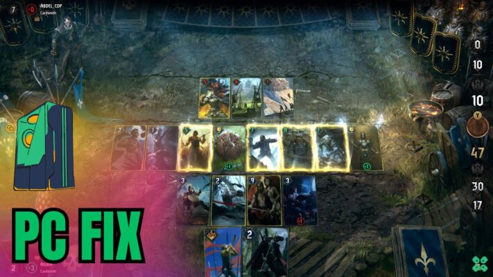 Artwork of Gwent The Witcher Card Game and its fix of crashing by TCG