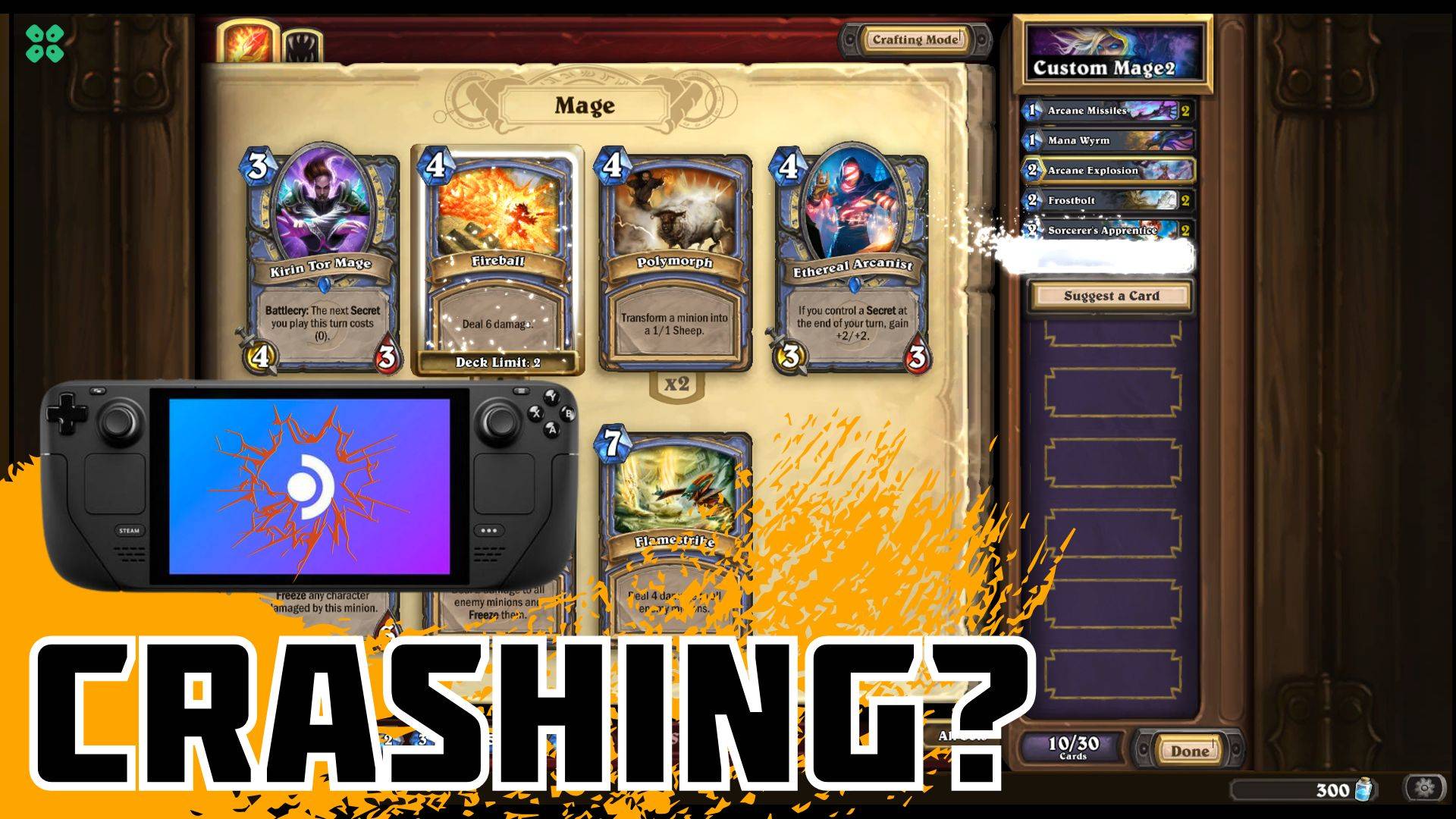 Artwork of Hearthstone and its fix of crashing by TCG