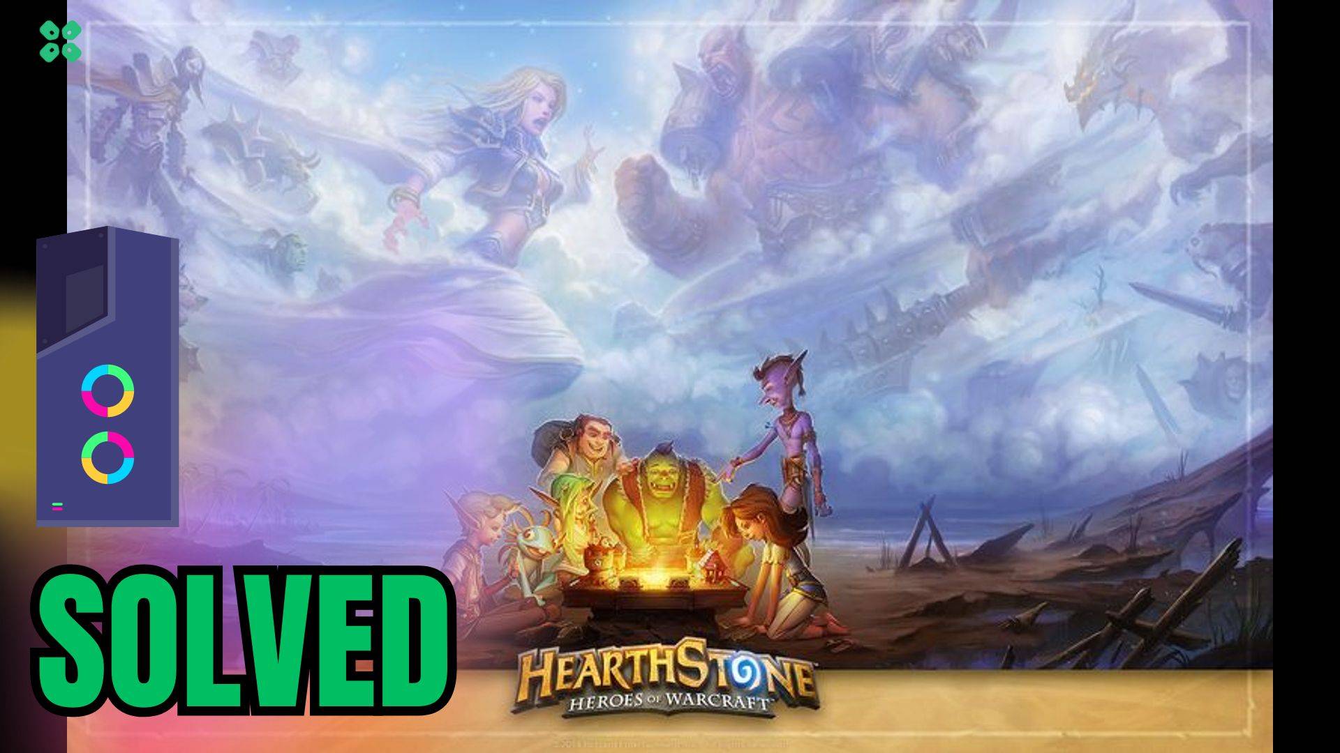 Artwork of Hearthstone and its fix of lagging by TCG