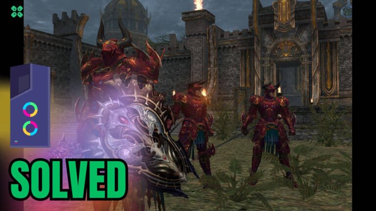 Artwork of Lineage II and its fix of lagging by TCG