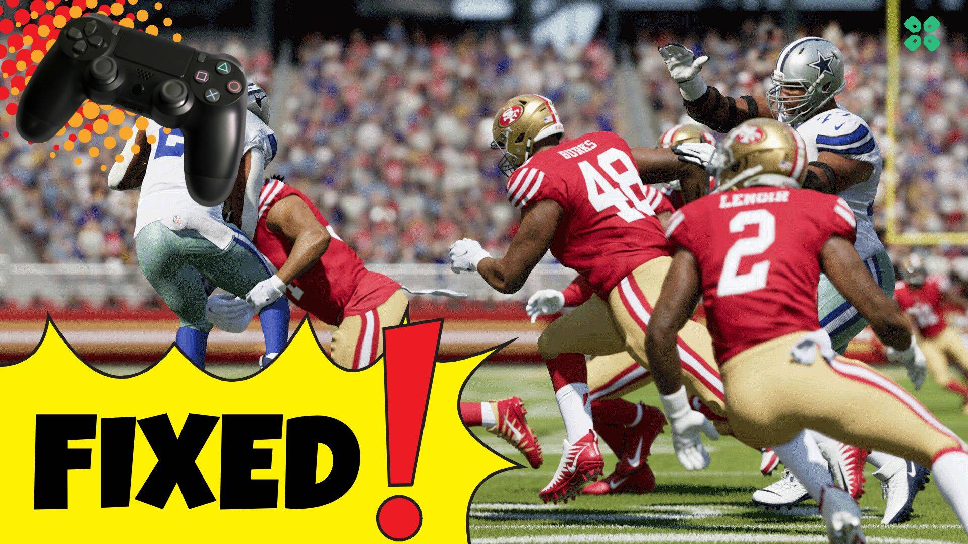 Artwork of Madden NFL 24 and its fix of lagging by TCG