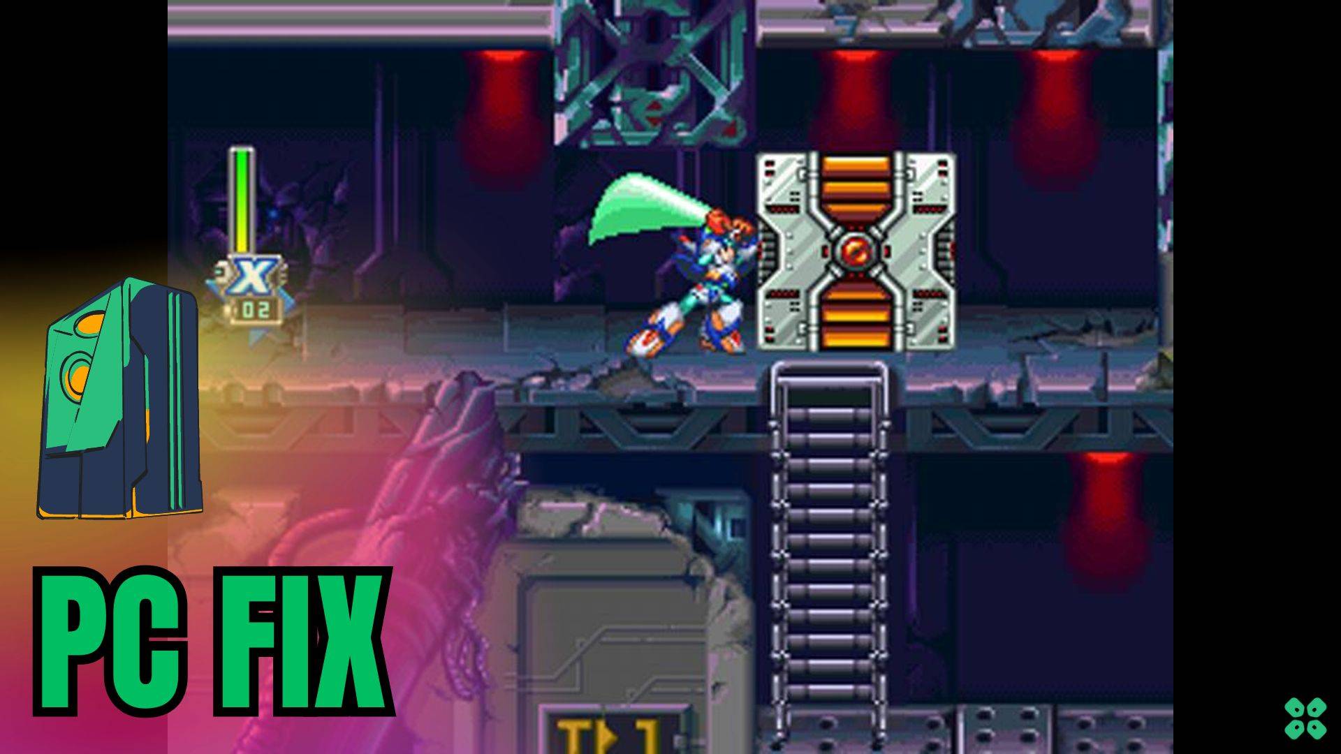 Artwork of Mega Man X6 and its fix of crashing by TCG
