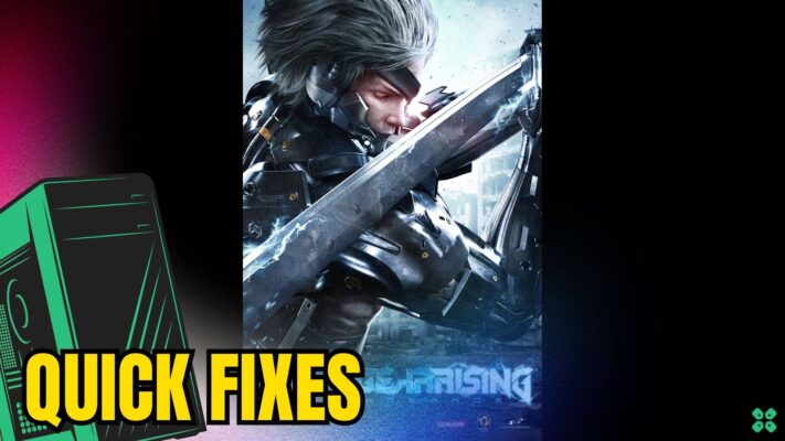 Artwork of Metal Gear Rising Revengeance and its fix of crashing by TCG