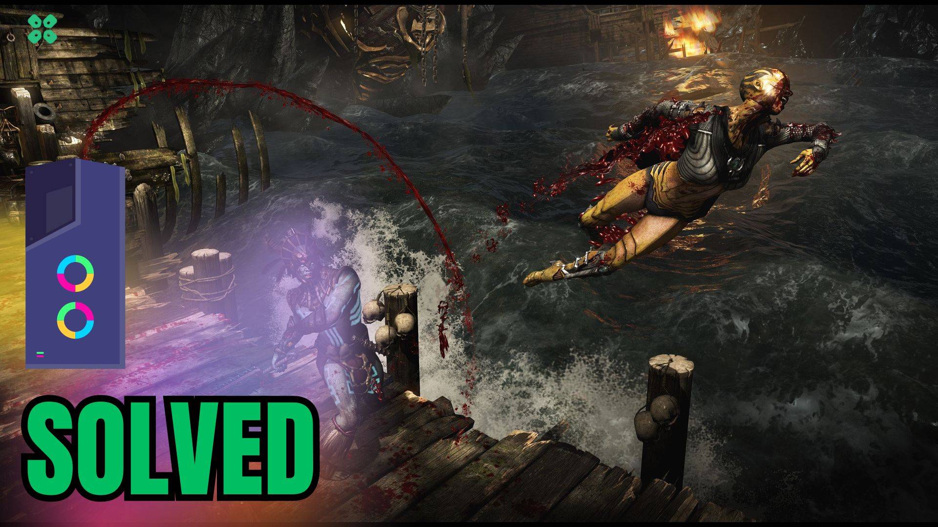 Artwork of Mortal Kombat X and its fix of crashing by TCG