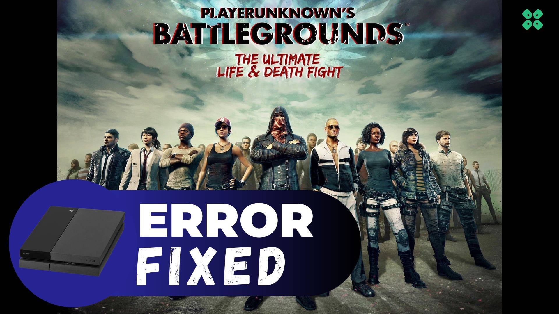 Artwork of PUBG Battlegrounds and its fix of lagging by TCG