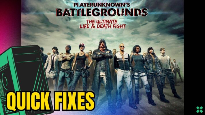 Artwork of PUBG Battlegrounds and its fix of lagging by TCG