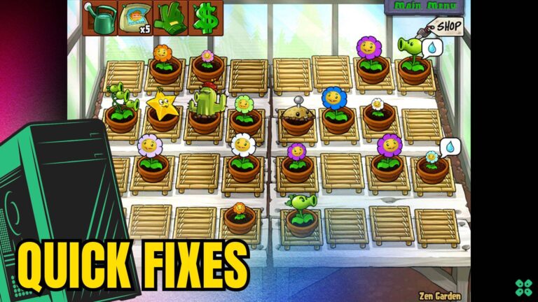Artwork of Plants vs. Zombies and its fix of crashing by TCG
