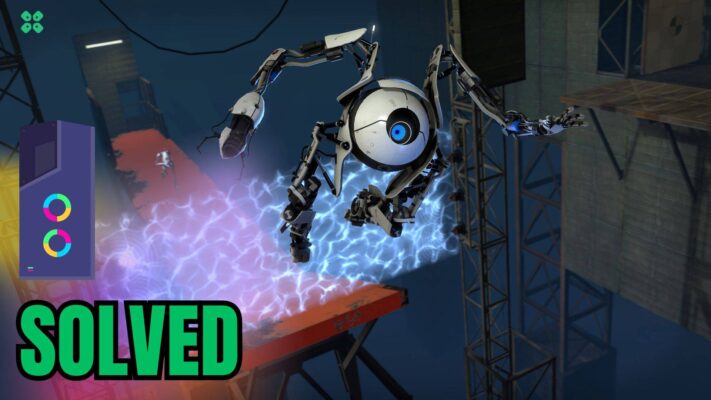 Artwork of Portal 2 and its fix of crashing by TCG