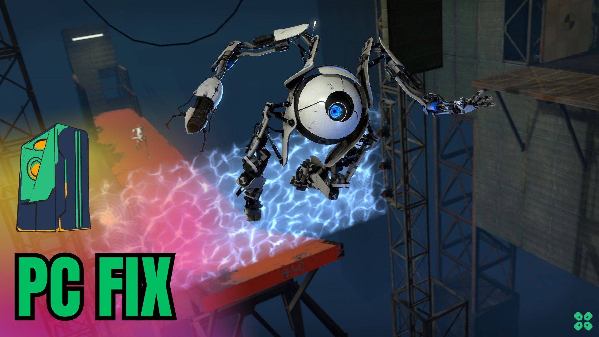 Artwork of Portal 2 and its fix of lagging by TCG