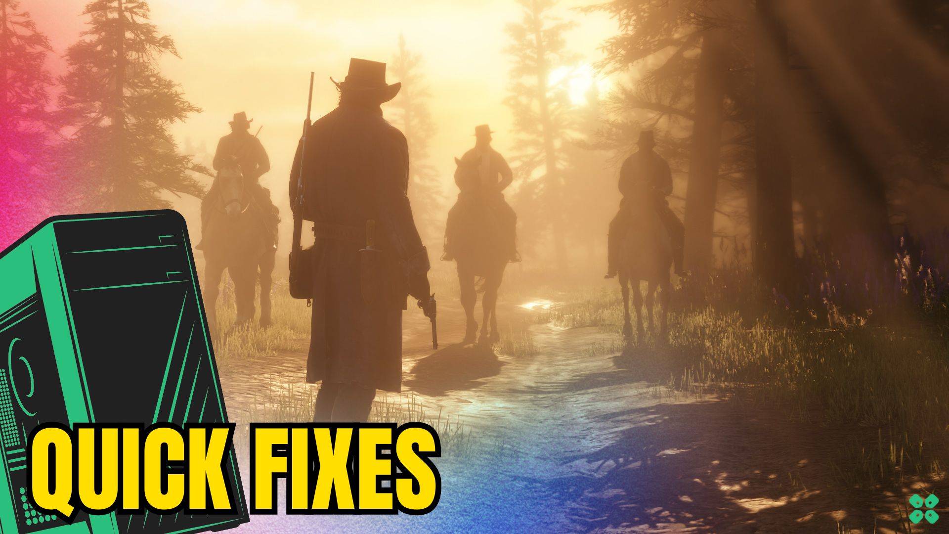 Artwork of Red Dead Redemption 2 and its fix of lagging by TCG