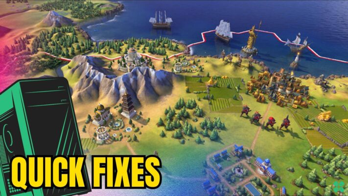 Artwork of Sid Meier's Civilization VI and its fix of lagging by TCG