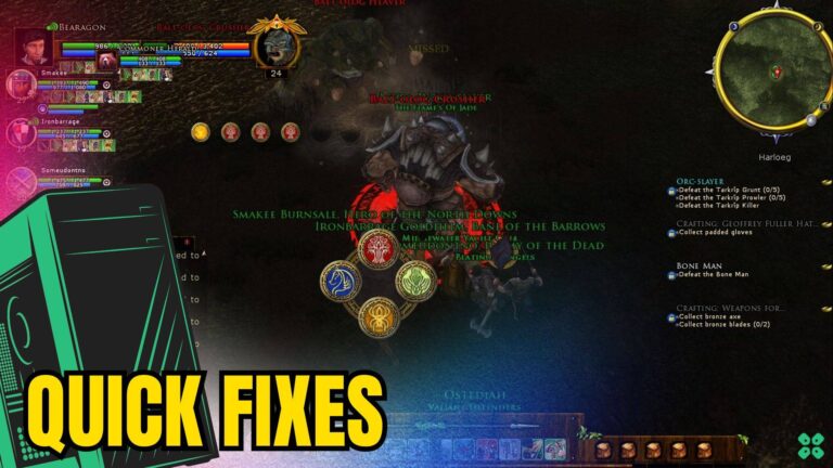 Artwork of The Lord of the Rings Online and its fix of crashing by TCG