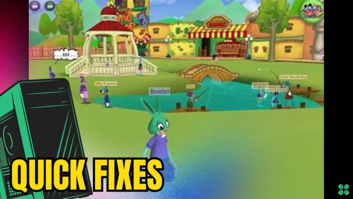 Artwork of Toontown Online and its fix of crashing by TCG