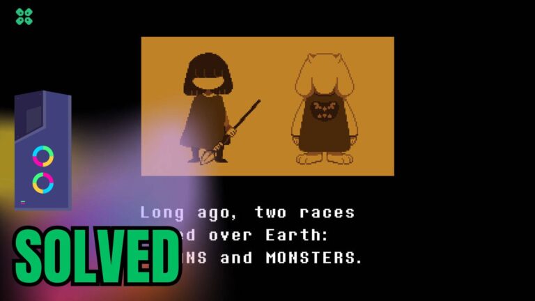 Artwork of Undertale and its fix of crashing by TCG