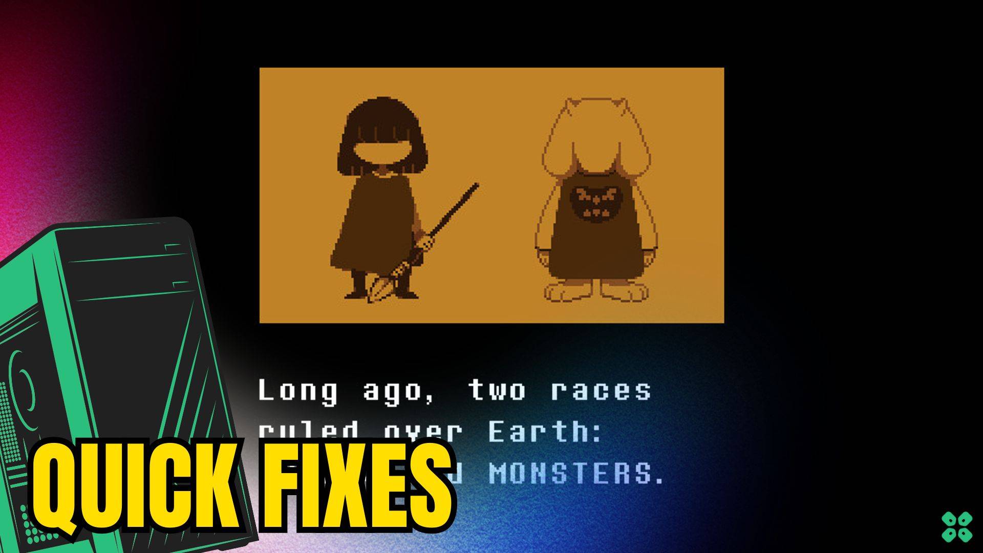 Artwork of Undertale and its fix of lagging by TCG