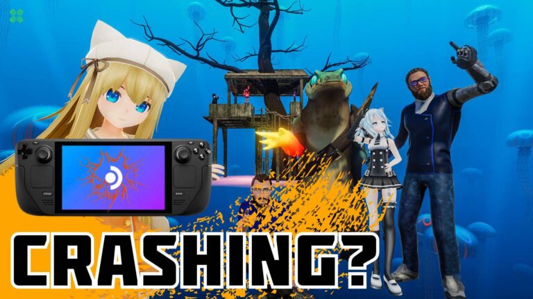 Artwork of VRChat and its fix of crashing by TCG