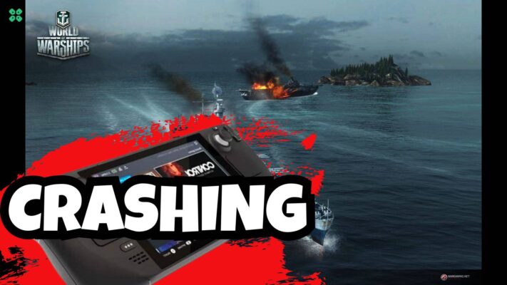 Artwork of World of Warships and its fix of crashing by TCG