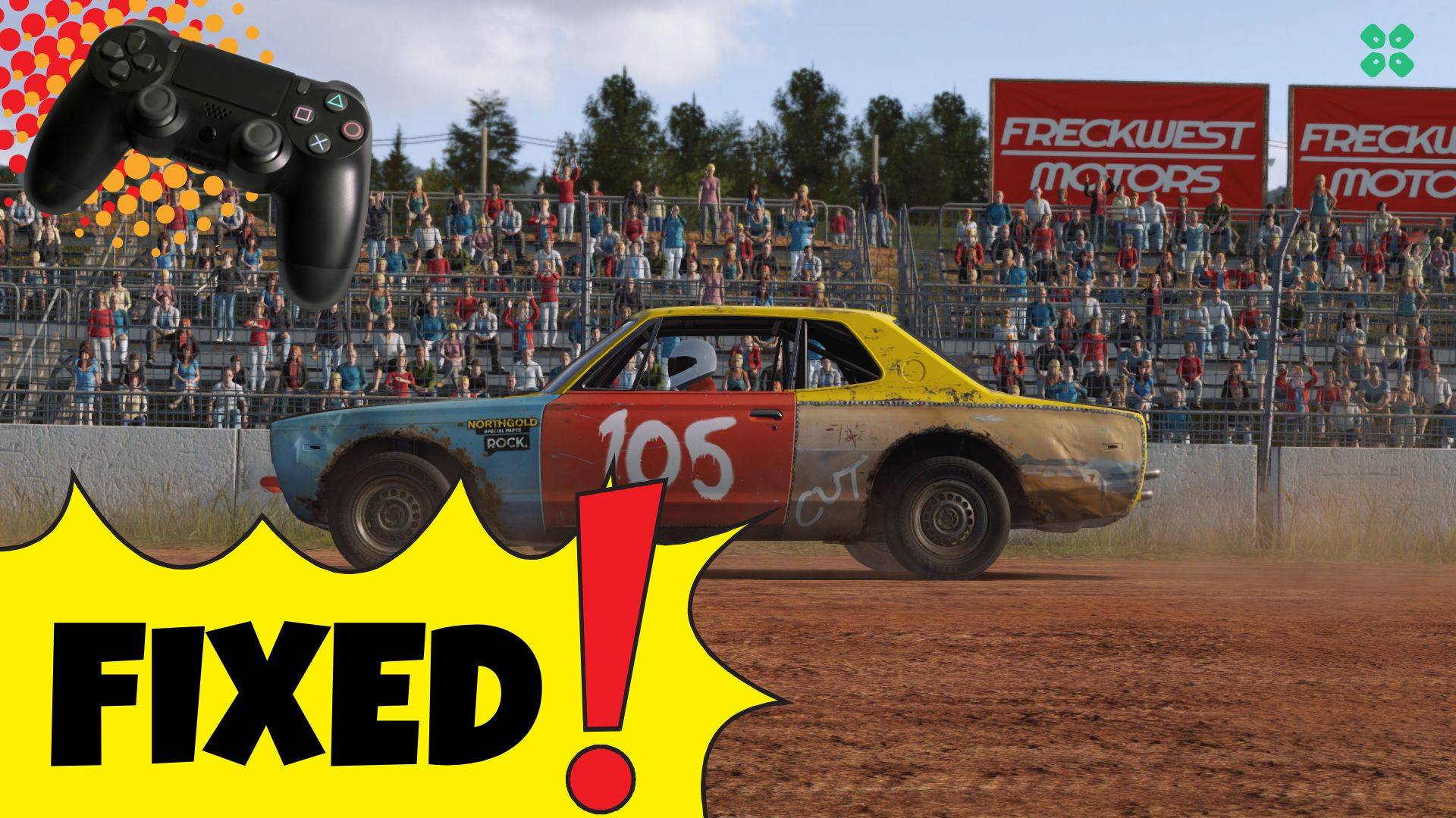Artwork of Wreckfest and its fix of crashing by TCG