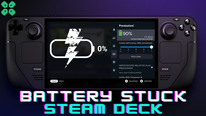 Steam Deck battery stuck at 0% 90% 99%