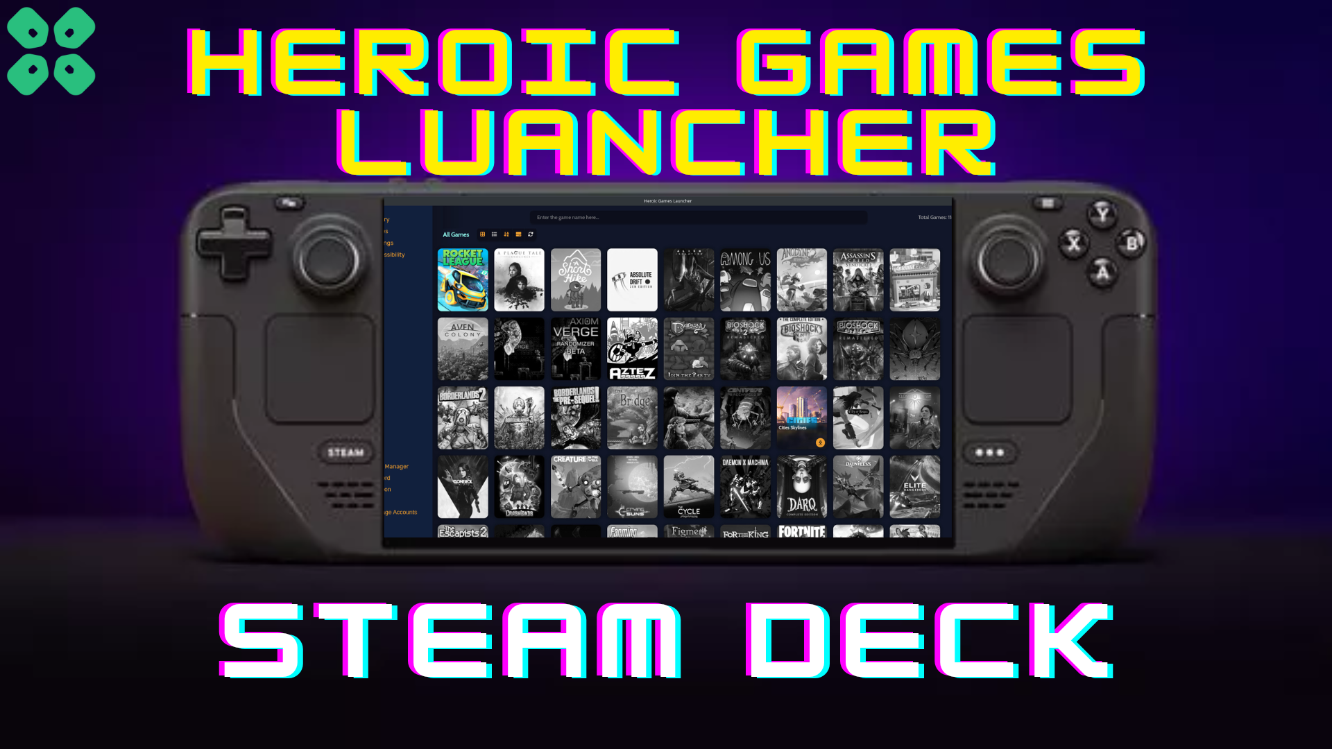 Heroic Games Launcher on Steam Deck