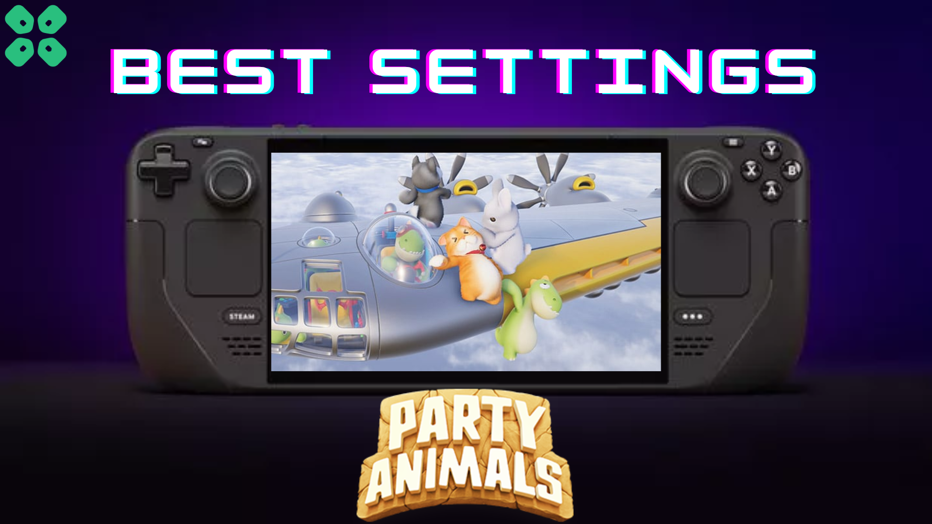 Best Game Settings to Play Party Animals on Steam Deck