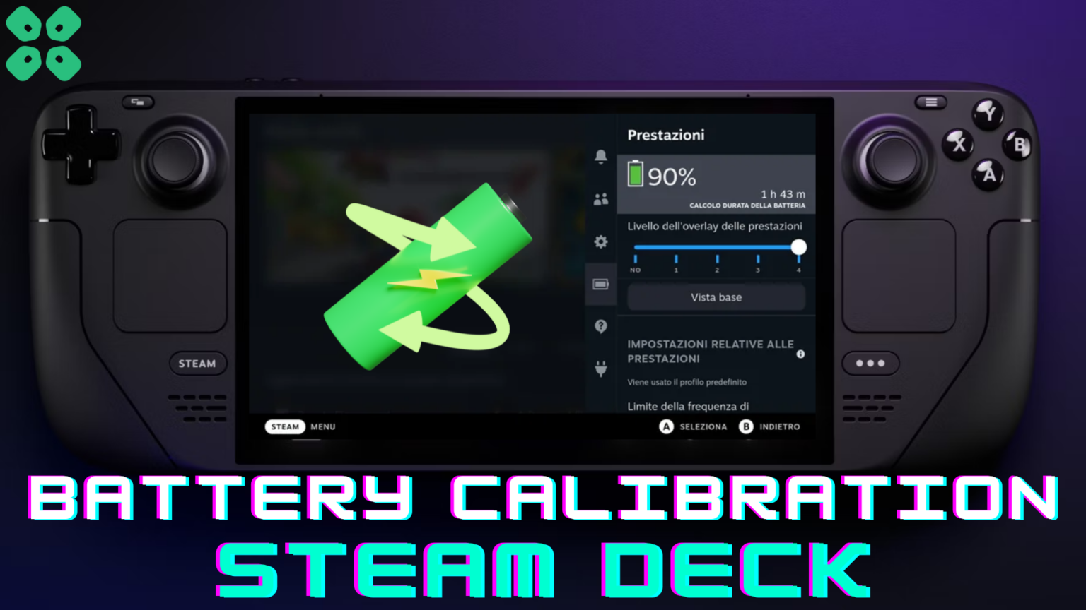 How to Calibrate Battery on Steam Deck