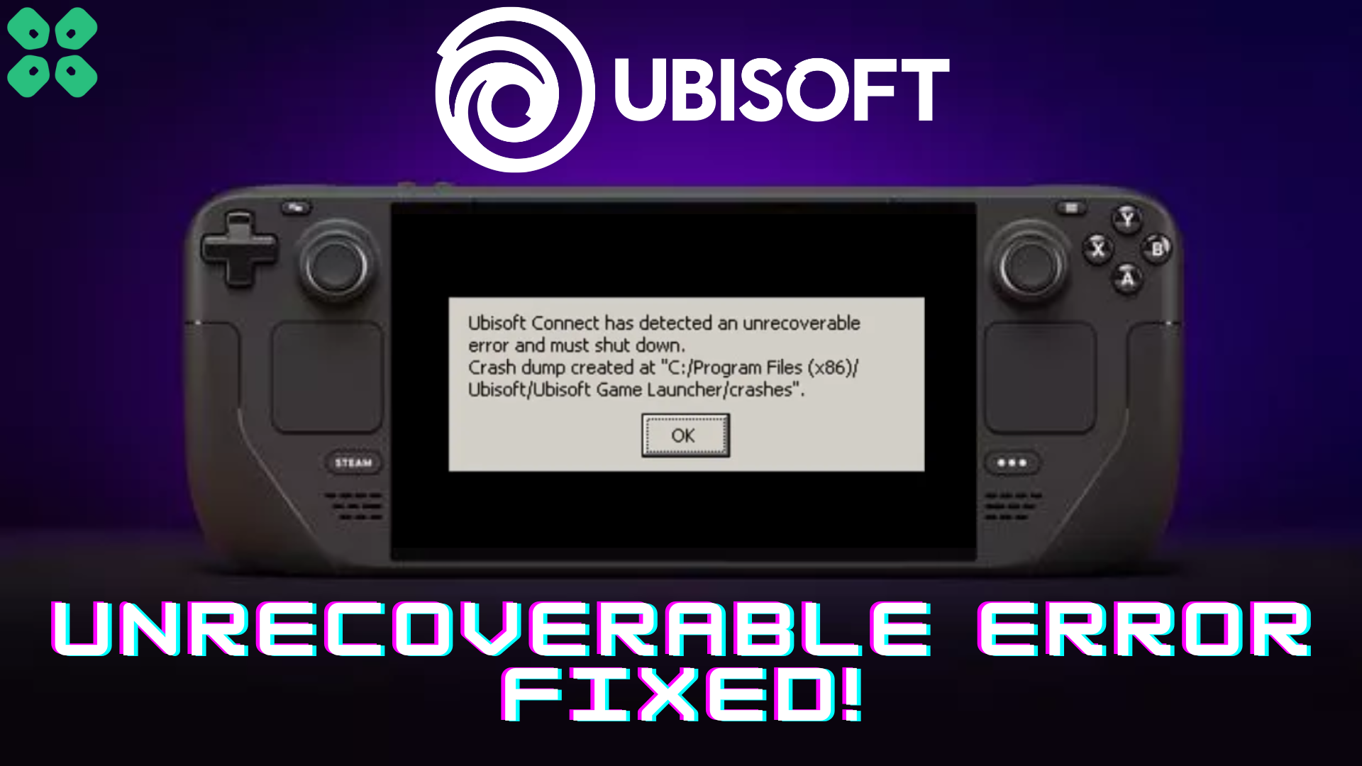 How to fix Ubisoft Connect Unrecoverable Error on Steam Deck