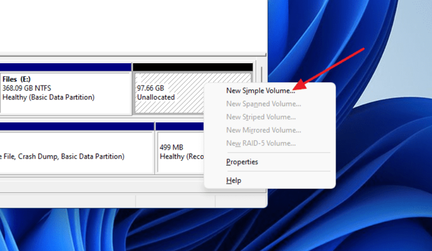 Making New Partition for Hard Drive