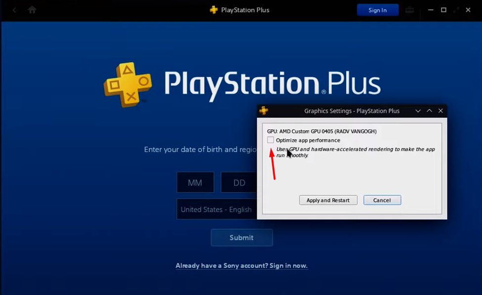 PlayStation Plus Optimization on Steam Deck