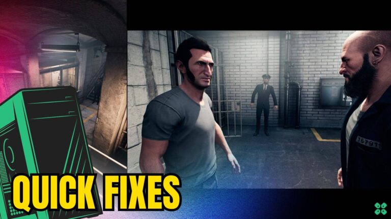 Artwork of A Way Out and its fix of lagging by TCG